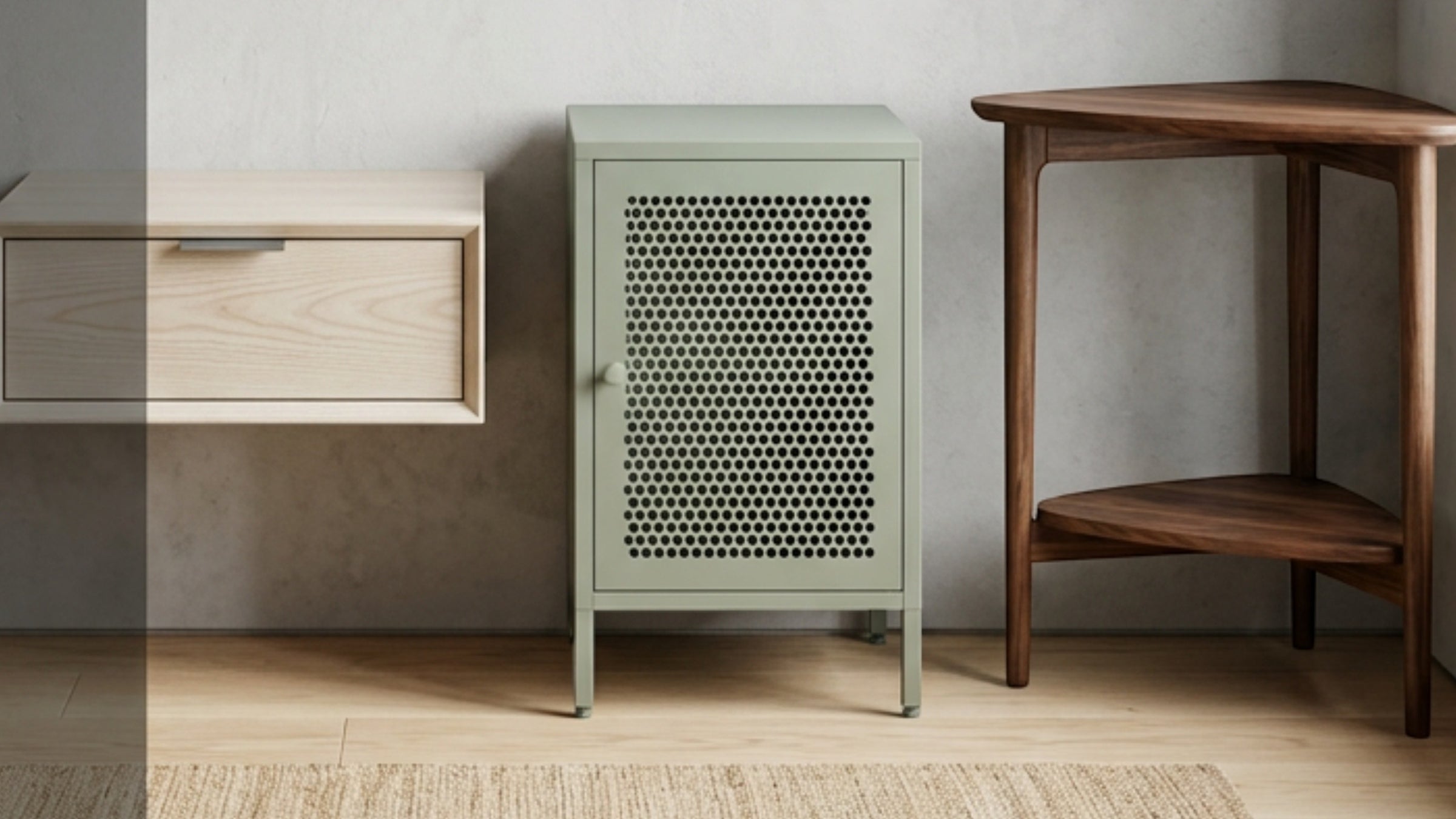 Zndwk Bedside Tables, Nightstands, and Compact Bedroom Cabinets